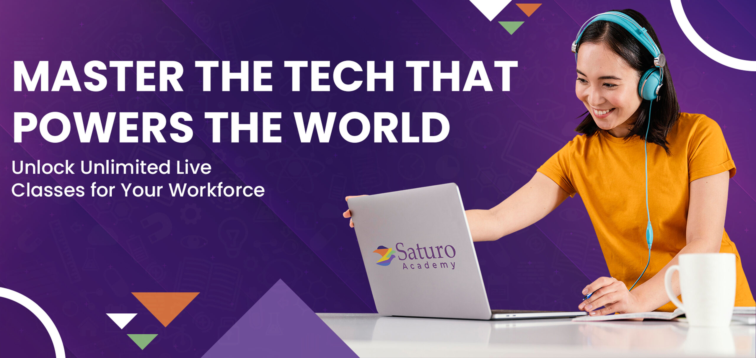 Saturo Academy website banner 2